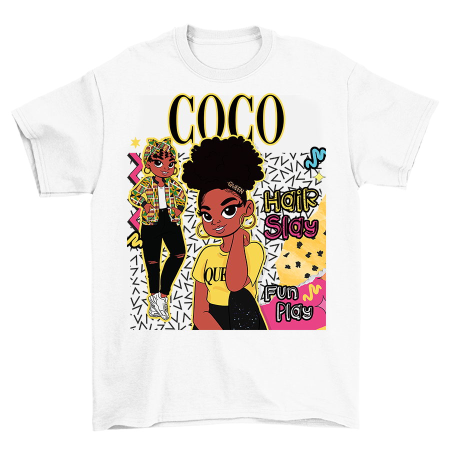 Frobelles 90s Coco Girls T-Shirt 💛
