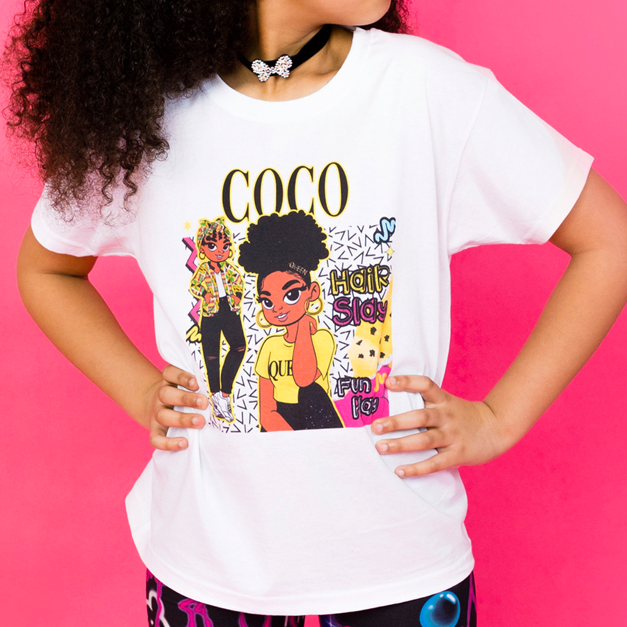 Frobelles 90s Coco Girls T-Shirt 💛