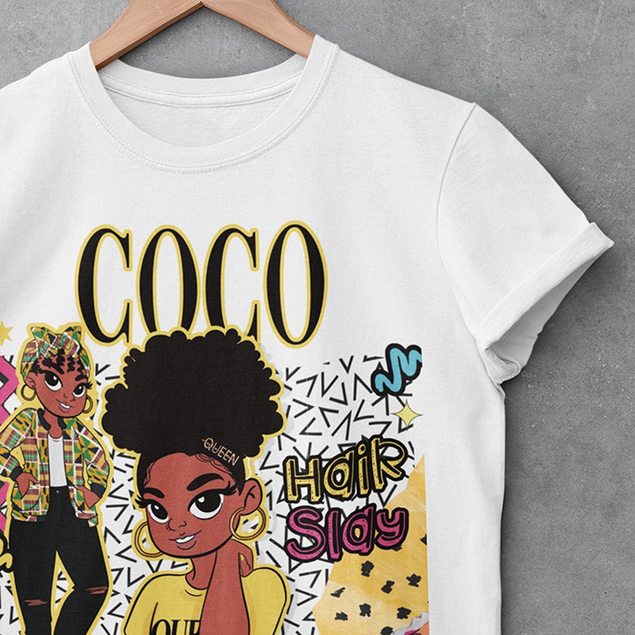 Frobelles 90s Coco Girls T-Shirt 💛