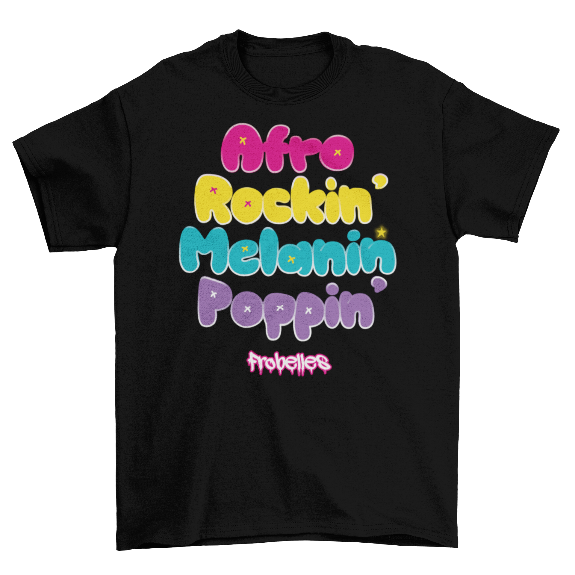 Frobelles Afro Rockin' Girls T-Shirt 💜