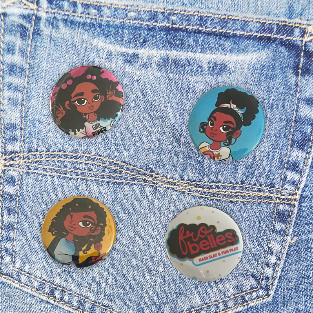 Frobelles 'Colour Pop' Button Badges 💖