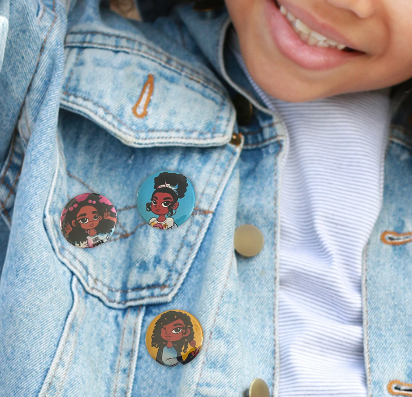 Frobelles 'Colour Pop' Button Badges 💖