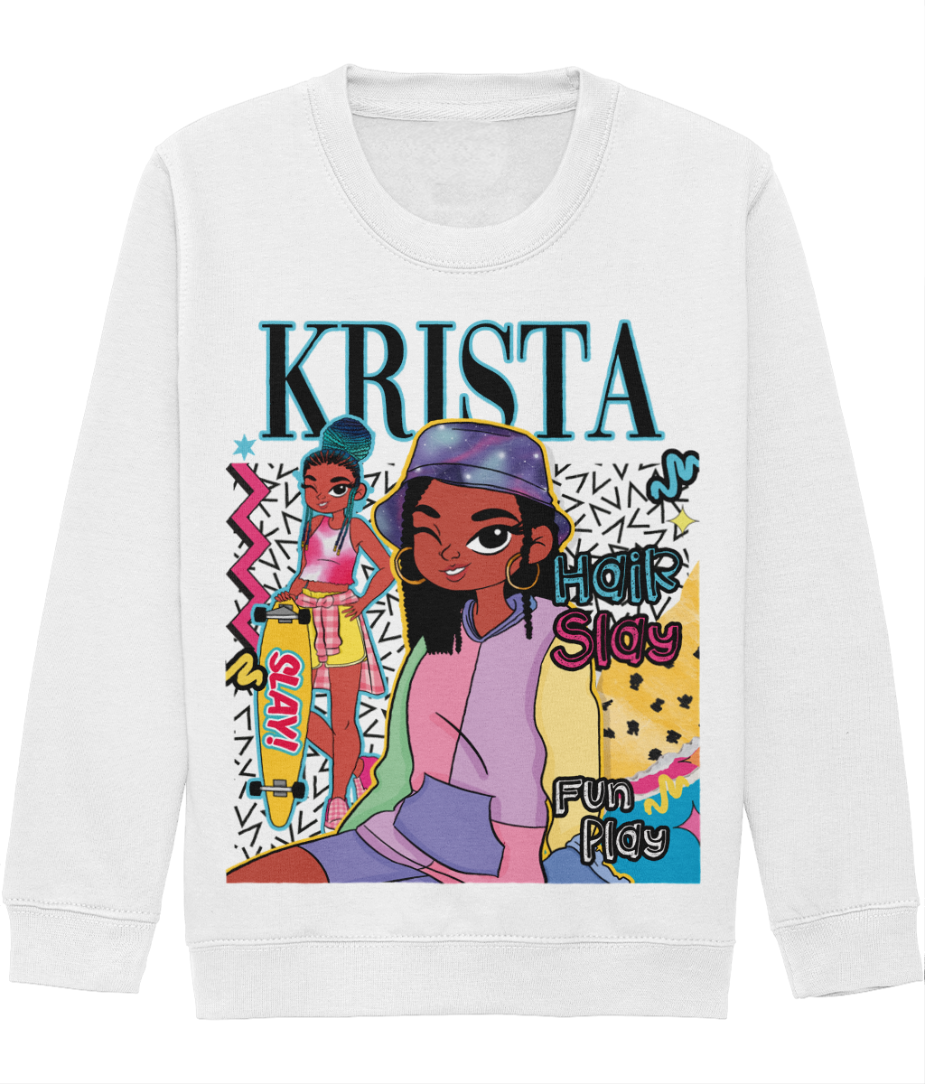 Krista's 'Hair Slay, Fun Play' Sweatshirt 💙