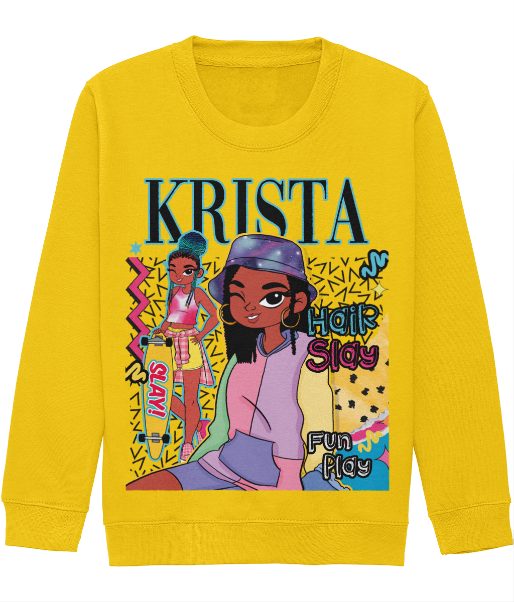 Krista's 'Hair Slay, Fun Play' Sweatshirt 💙