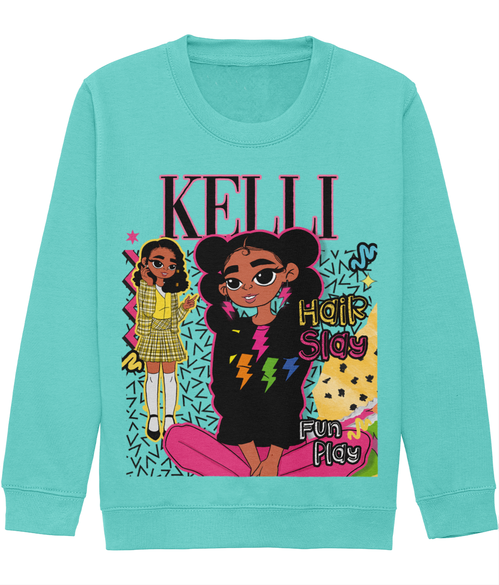 Kelli's 'Hair Slay, Fun Play' Sweatshirt 💖
