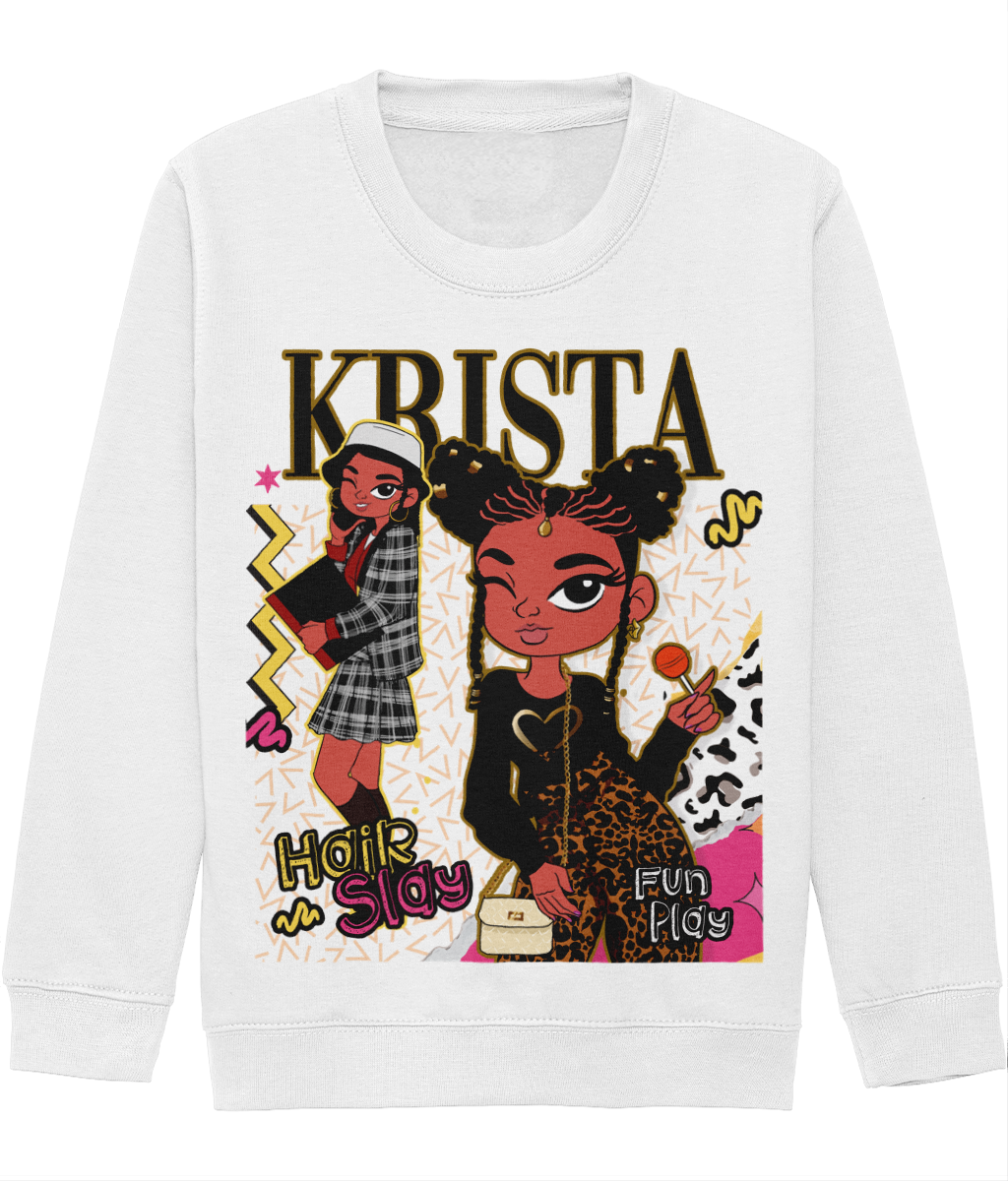 Krista’s 'Hair Slay, Fun Play' Sweatshirt 🤎