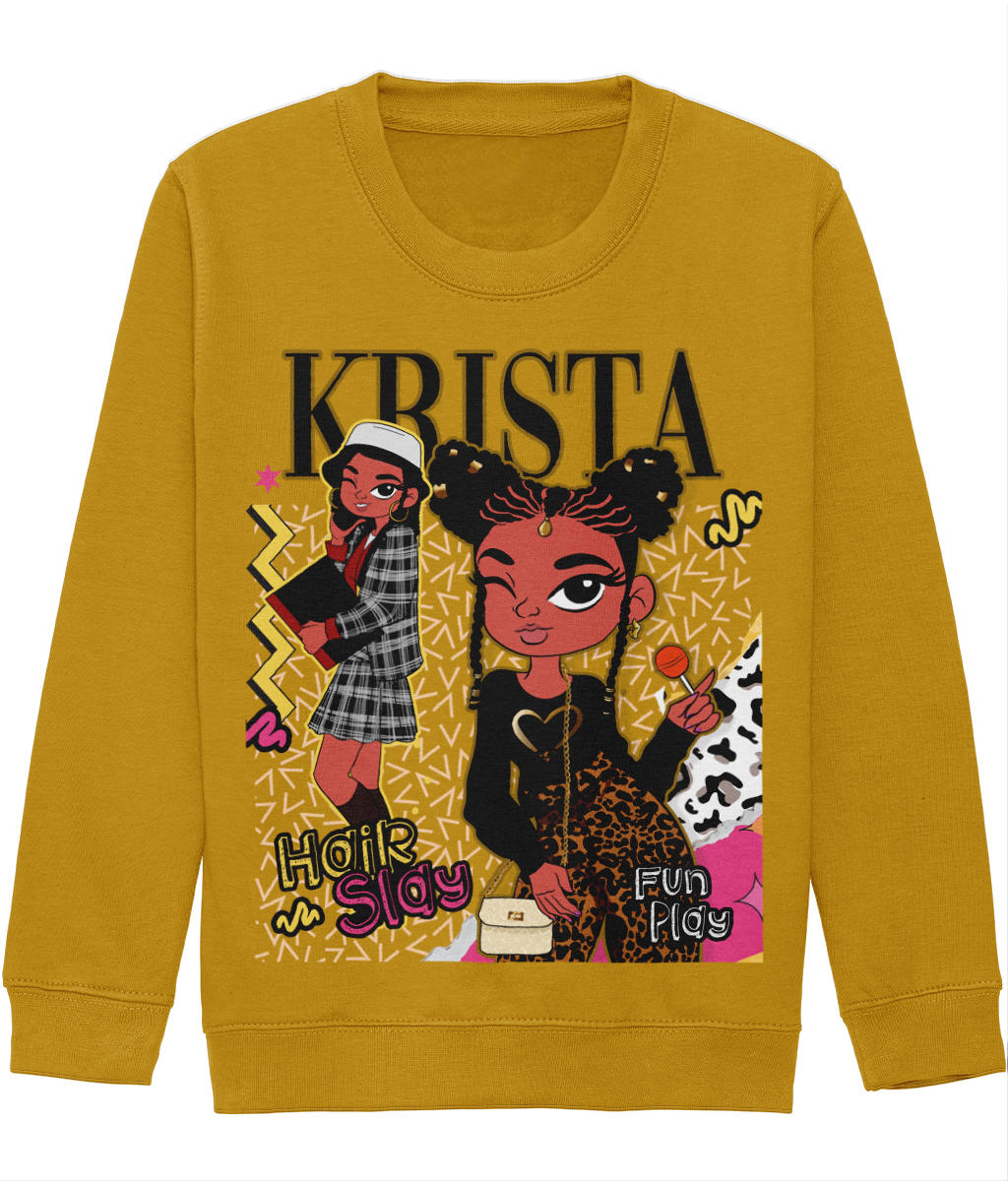 Krista’s 'Hair Slay, Fun Play' Sweatshirt 🤎