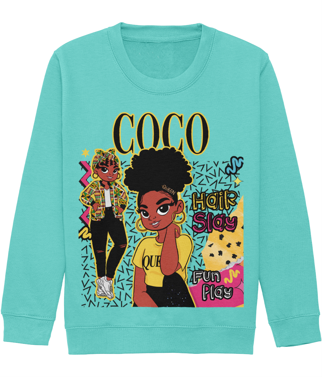 Coco's 'Hair Slay, Fun Play' Sweatshirt 💖