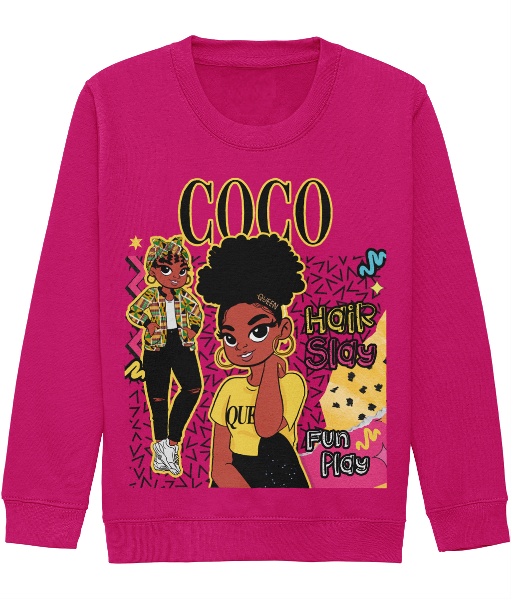 Coco's 'Hair Slay, Fun Play' Sweatshirt 💖