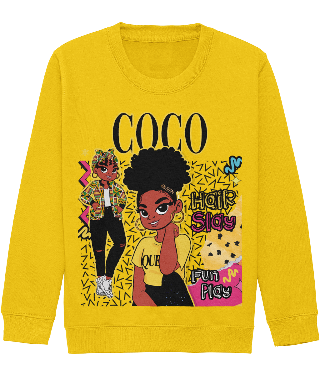 Coco's 'Hair Slay, Fun Play' Sweatshirt 💖