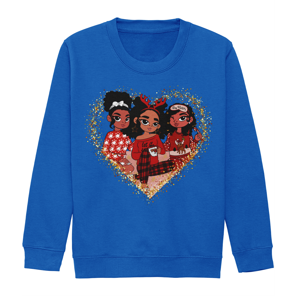Frobelles Cozy Christmas Girls Sweatshirt 🎀 ❄️