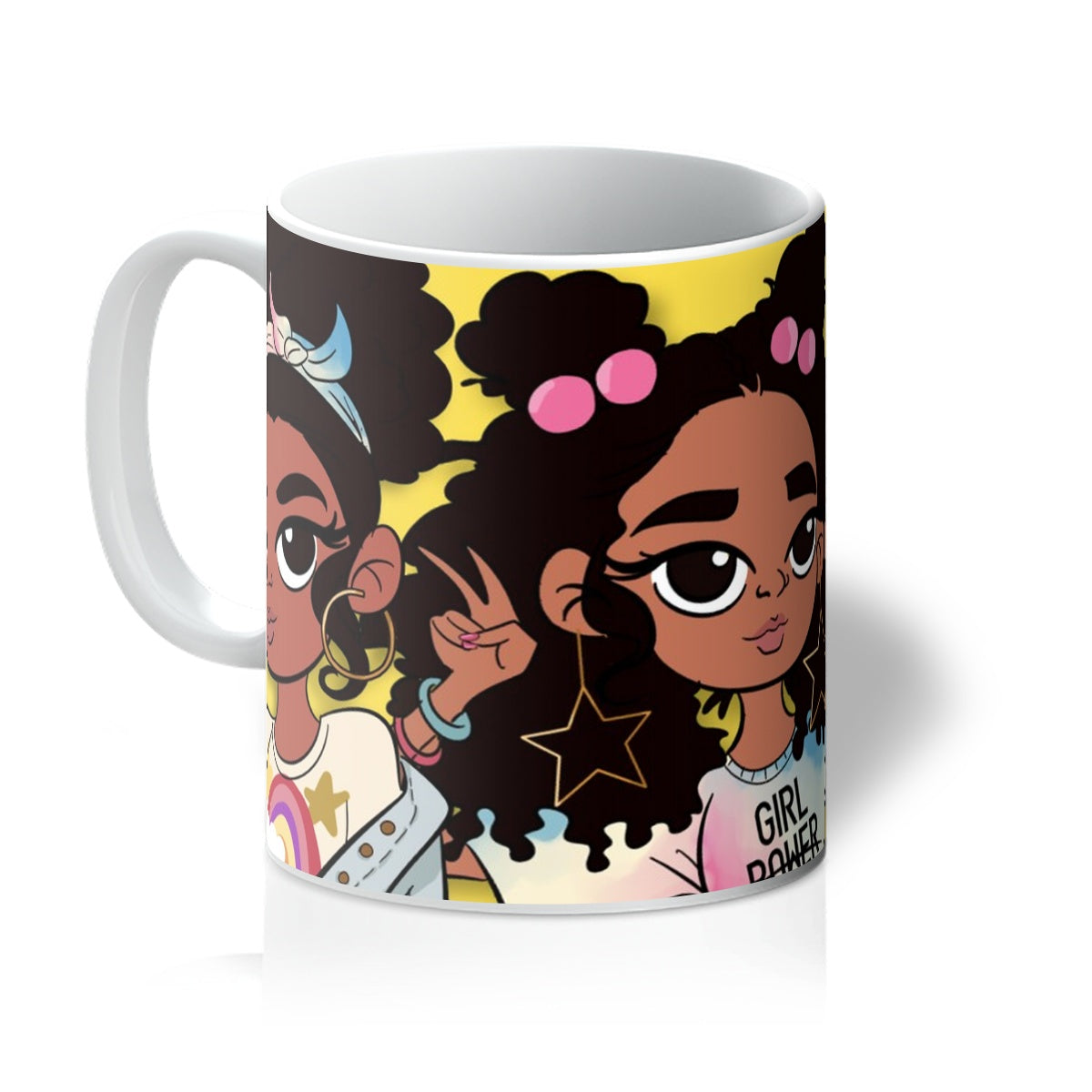 Frobelles Trio Bright Yellow Mug