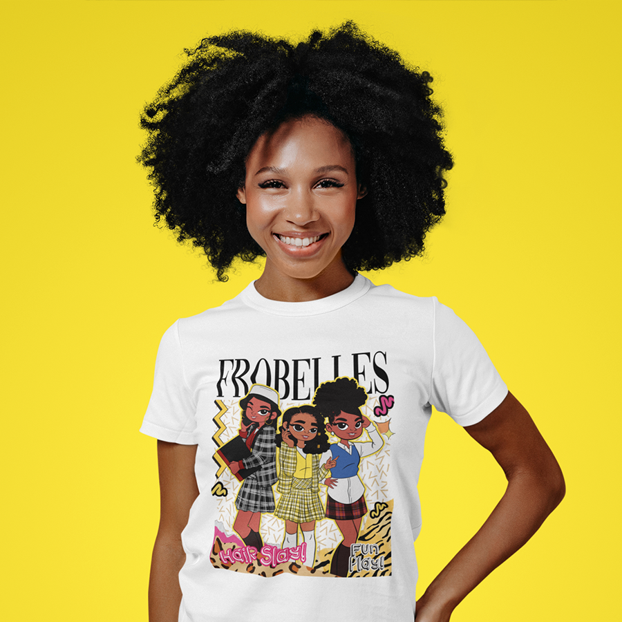 Frobelles 90s Skool Girls T-Shirt 💛