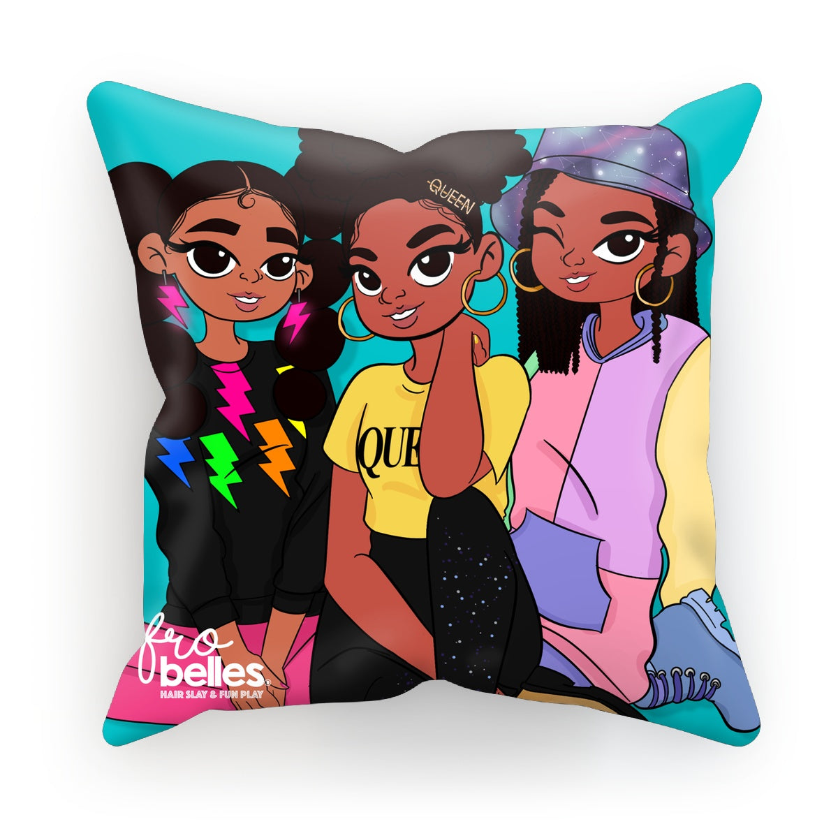 Frobelles Neonlicious - Blue Cushion