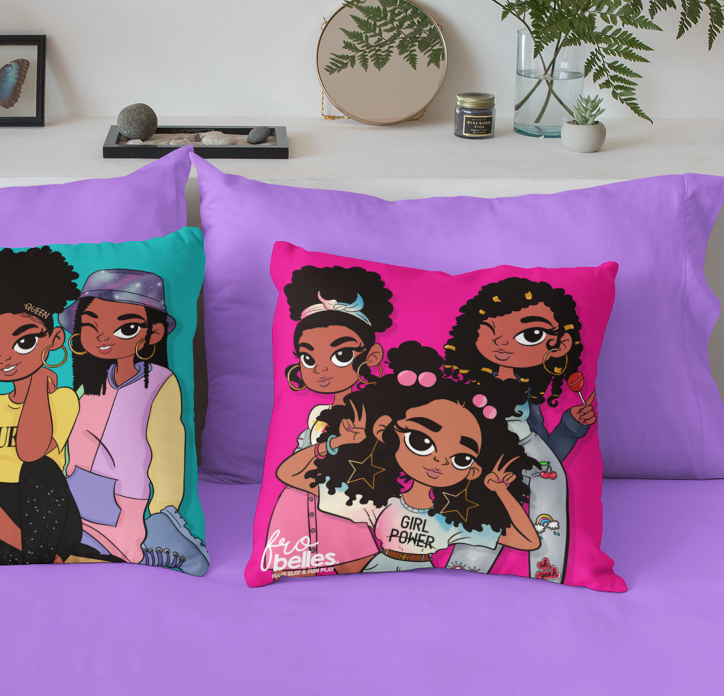 Frobelles Trio Colour Pop - Pink Cushion