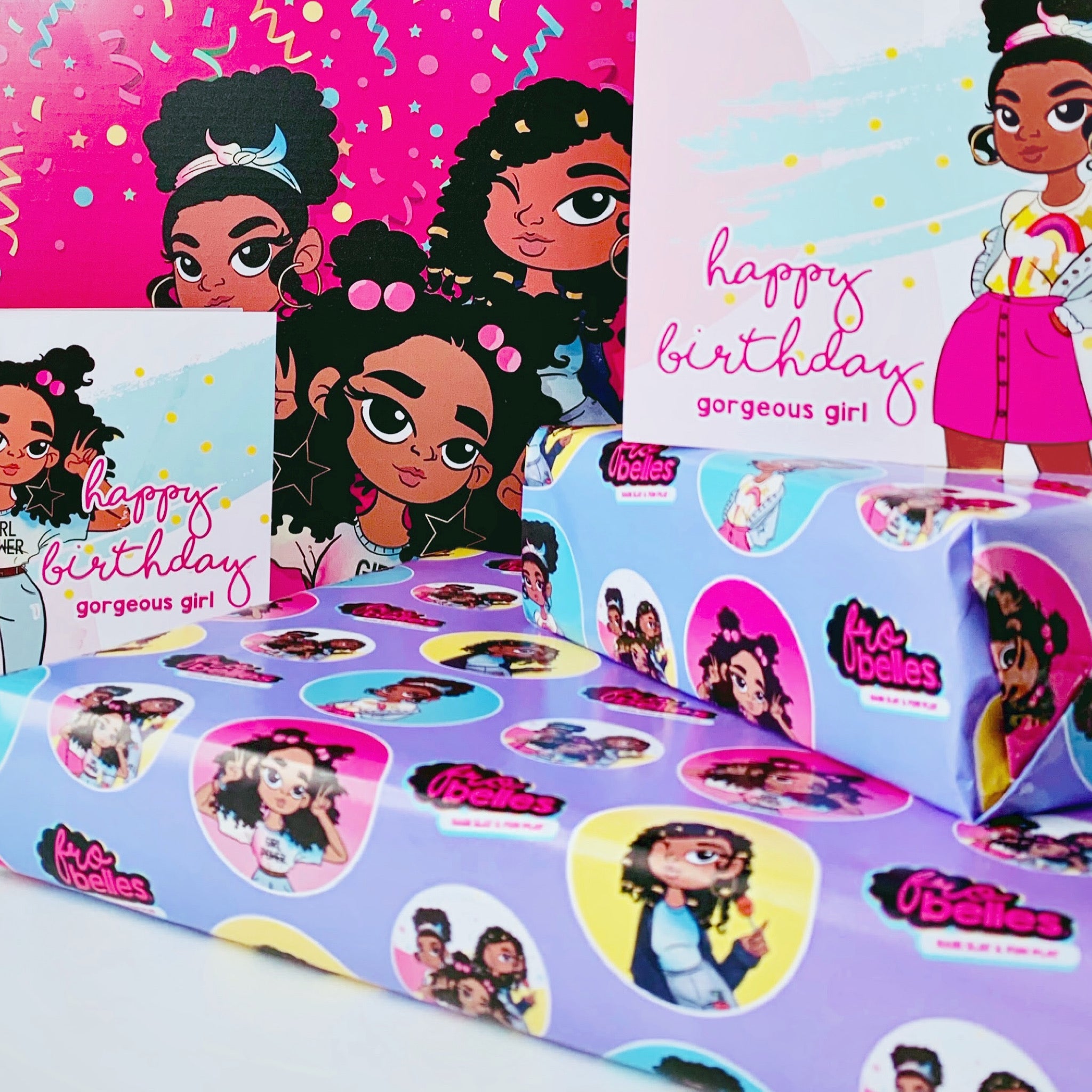 Frobelles Gift Wrapping Paper - Set of 3 Sheets