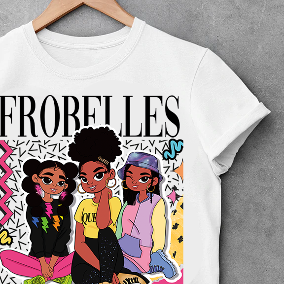 Frobelles 90s Magazine Girls T-Shirt 🧡