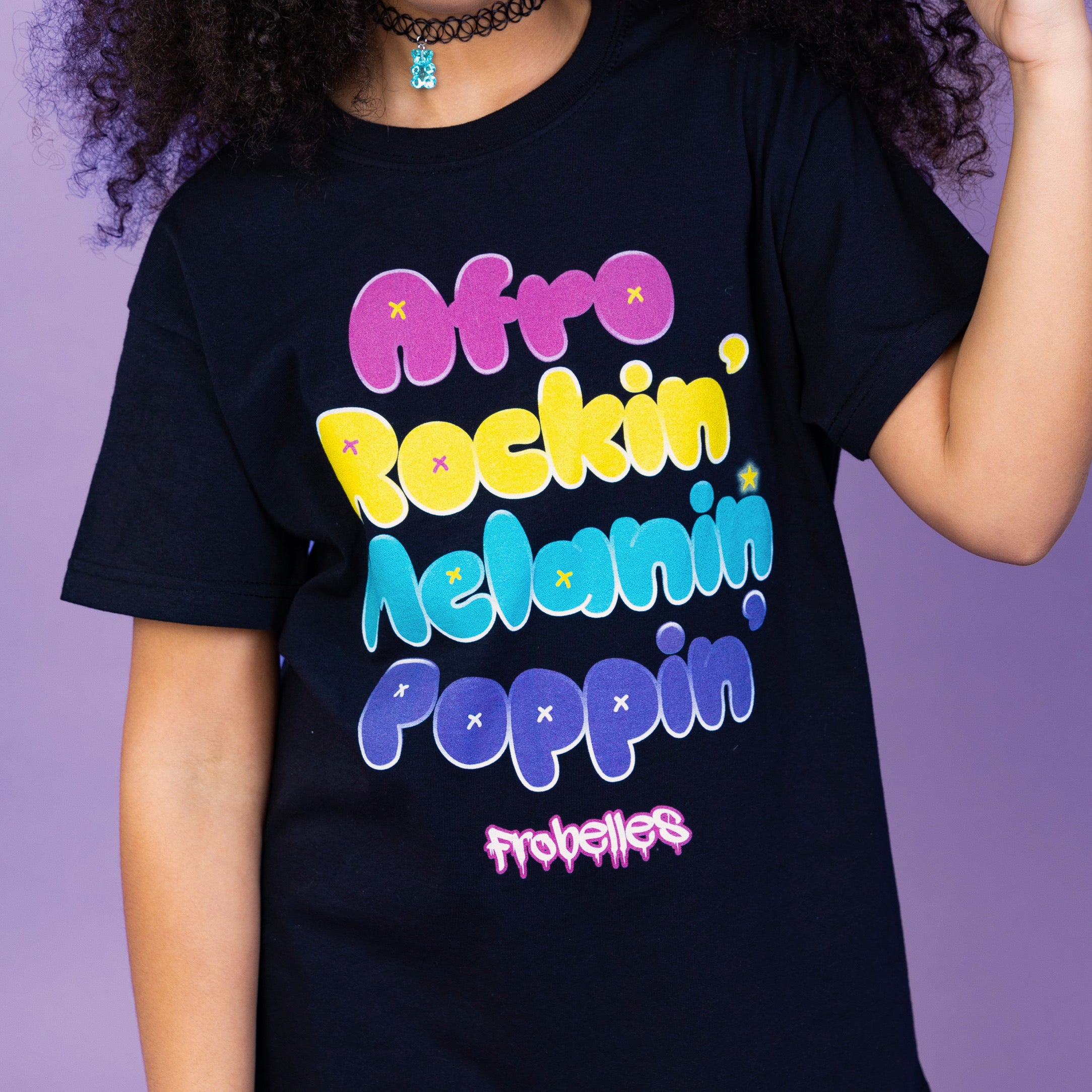 Frobelles Afro Rockin' Girls T-Shirt 💜