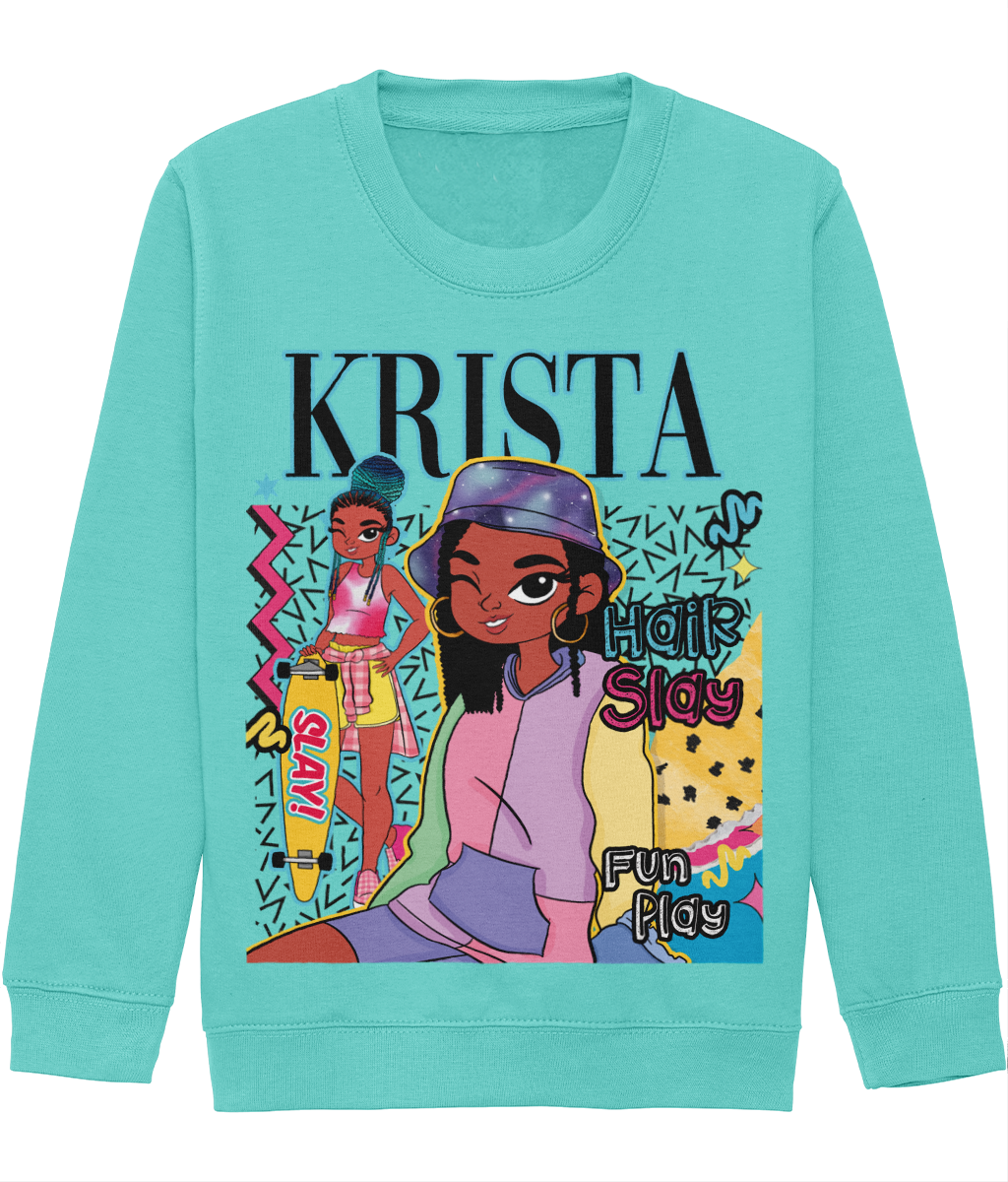 Krista's 'Hair Slay, Fun Play' Sweatshirt 💙