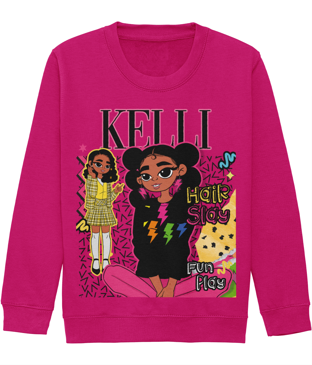 Kelli's 'Hair Slay, Fun Play' Sweatshirt 💖