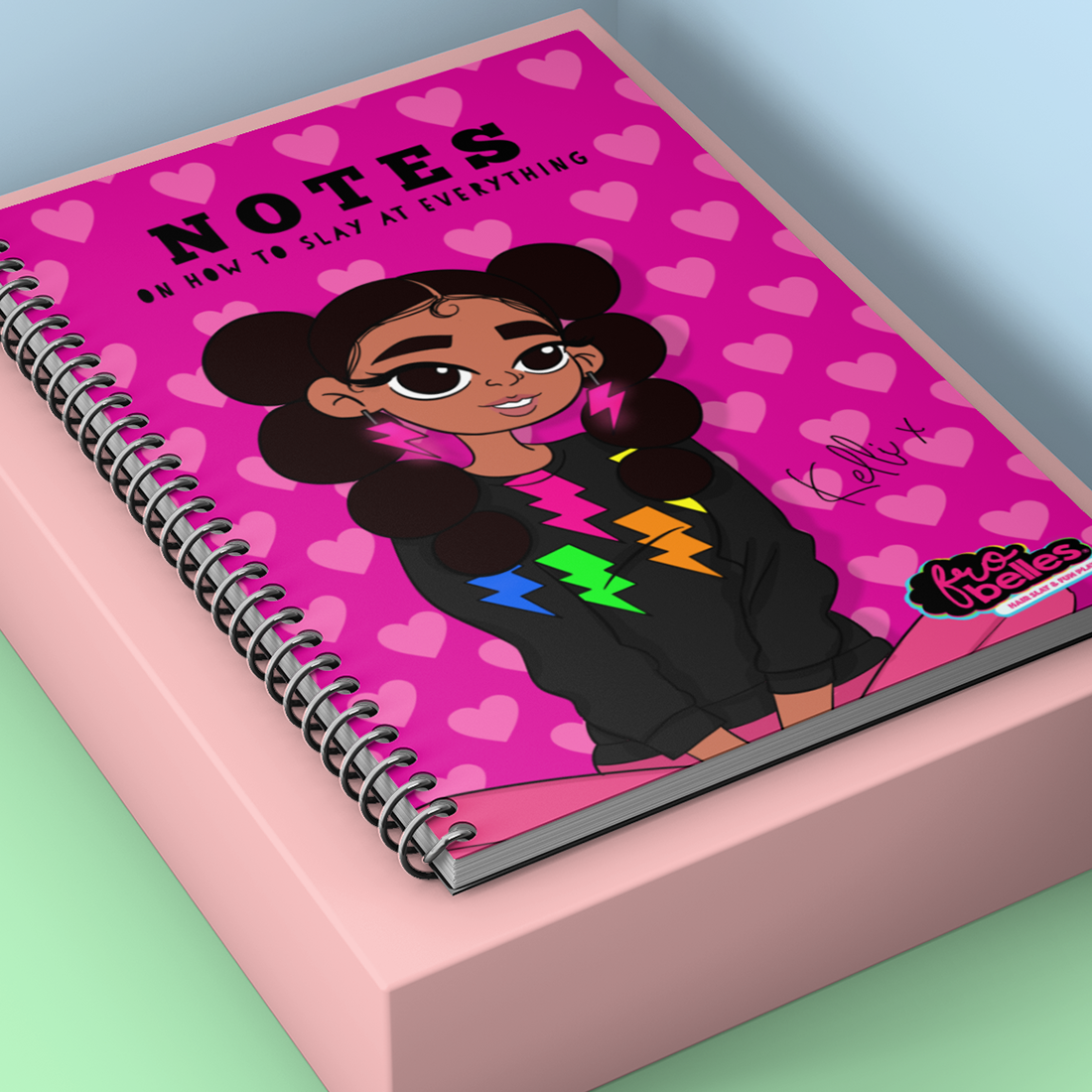'How to Slay At Everything' Notebook 👑  Neonlicious Edition