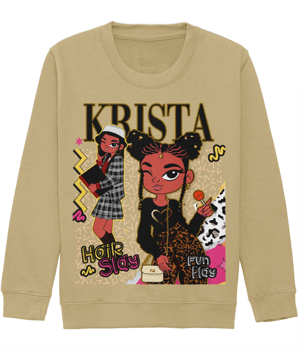 Krista’s 'Hair Slay, Fun Play' Sweatshirt 🤎
